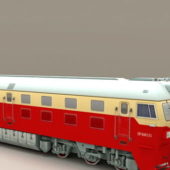 China Red Yellow Railway Locomotive