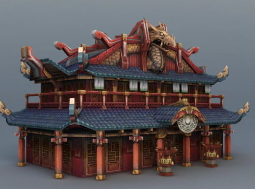 Ancient Chinese Temple Building