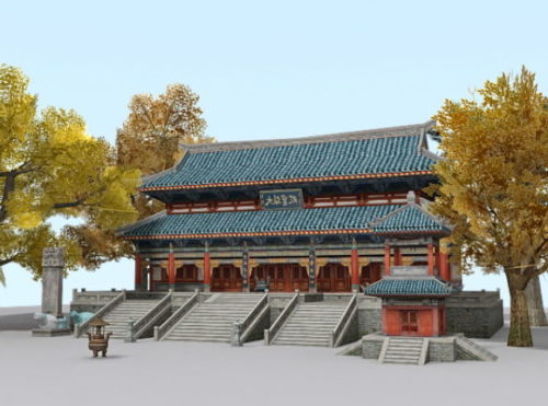 Chinese Ancient Buddhist Temple