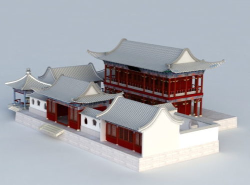 Chinese Building Courtyard House