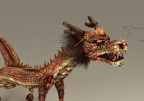 Chinese Dragon Rigged Animals