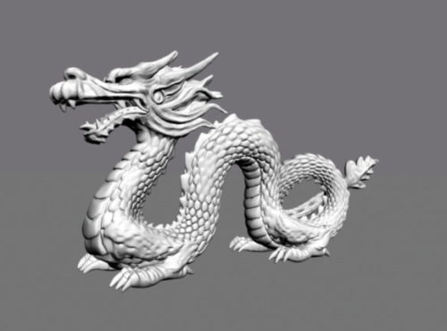 Chinese Dragon Statue Sculpture