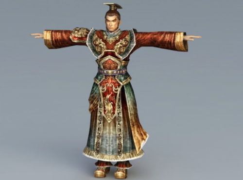 Chinese Emperor Character Design