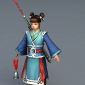 Chinese Female Character Taoist Priest