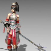 Game Character Chinese Female Warrior