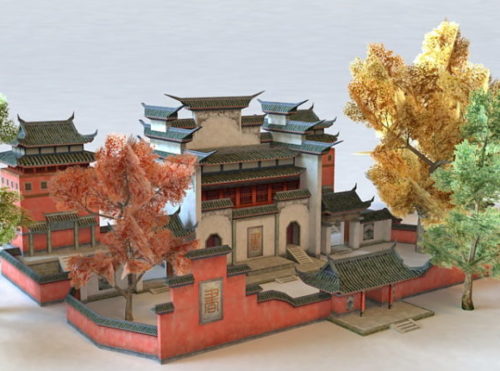 China Monastery Buildings