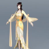Chinese Character Moon Goddess
