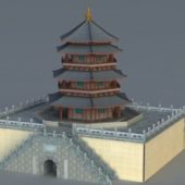 Old Chinese Pagoda