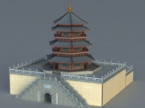 Chinese Pagoda Building