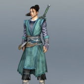 Chinese Character Swordsman Concept V1