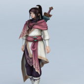 Chinese Character Swords Woman V1