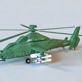 Chinese Z-19 Army Helicopter