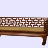 Chinese Vintage Settee Bench Chair Furniture