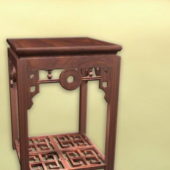 Chinese Wood Old Side Table Furniture