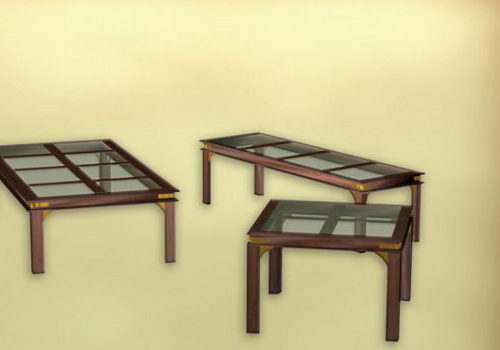 Chinese Wood Antique Tea Table Sets Furniture