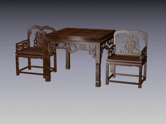 Chinese Antique Wooden Carved Chair Furniture
