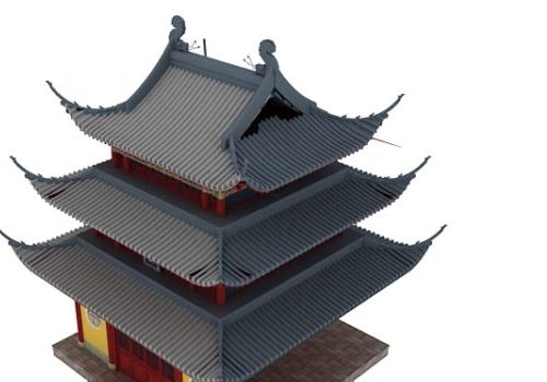 Chinese Bell Tower Building