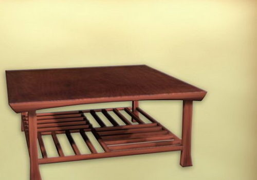 Chinese Wood Square Tea Table Furniture