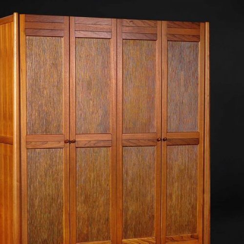 Chinese Lacquer Wood Wardrobe Furniture
