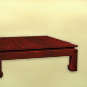 Chinese Wood Square Coffee Table Furniture