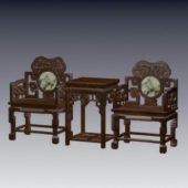 Chinese Wood Carving Chair Furniture