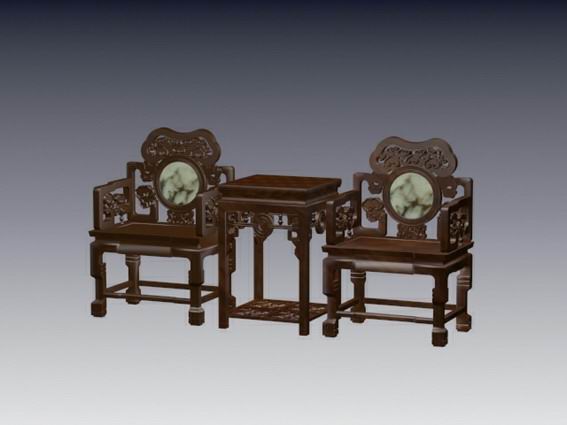 Chinese Wood Carving Chair Furniture
