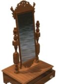 Chippendale Wooden Dressing Mirror | Furniture