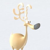 Christmas Reindeer Cartoon Style | Animals