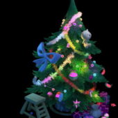 Christmas Tree Presents Decoration