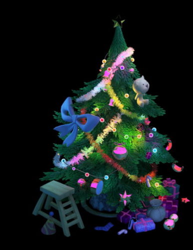 Christmas Tree Presents Decoration