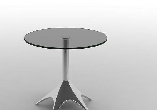 Chrome Steel Glass Table | Furniture