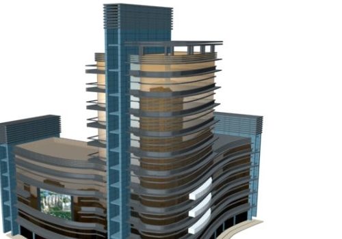 City Hi-rise Commercial Building