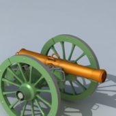 Vintage Weapon Field Gun Artillery