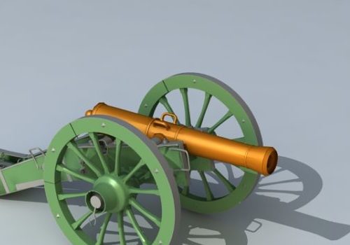 Vintage Weapon Field Gun Artillery