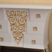 Classic 3 Drawers Chest European Style | Furniture