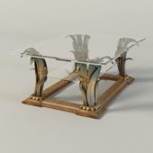 Classic Glass Top Coffee Table | Furniture
