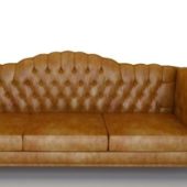 Classic Leather Sofa Couch Furniture
