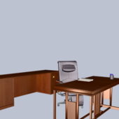 Classic Furniture Office Desk And Cabinet