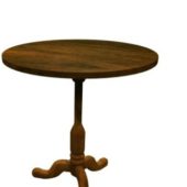 Classic Wood Round Table