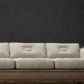 Sofa Classic Three Cushion Couch | Furniture