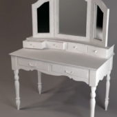 Classic White Vanity Table | Furniture