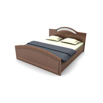 Classic Wood Double Bed | Furniture