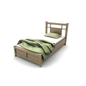 Classical Style Wood Single Bed | Furniture