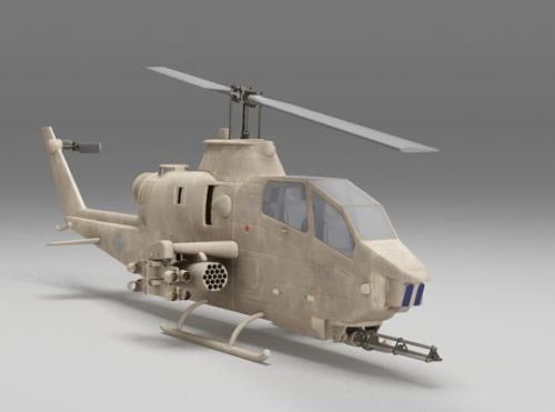 Cobra Gunship Helicopter Design
