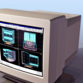 Vintage Computer Crt Monitor