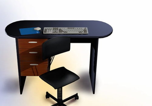 Furniture Computer Desk With Chair