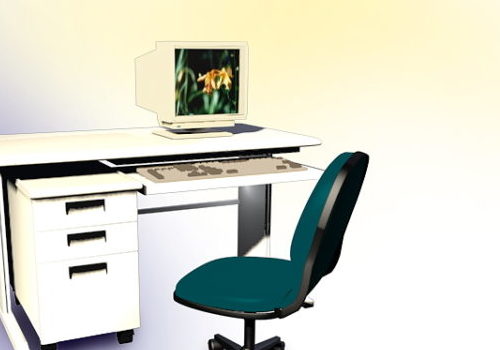 Computer Desk Furniture With Computer Inside