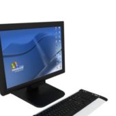 Computer Monitor With Keyboard