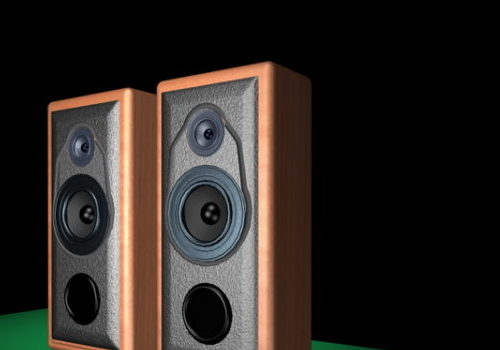 Wooden Case Computer Speakers