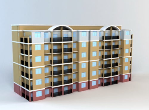 Apartment Building Block